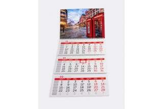 Квартальний календар на 3 пружини Лондон